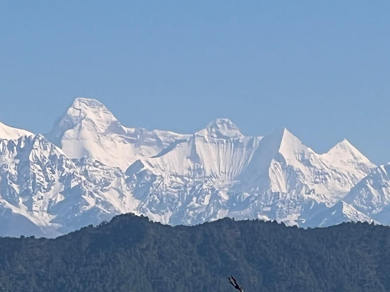 Majestic Himalayan peaks close-up